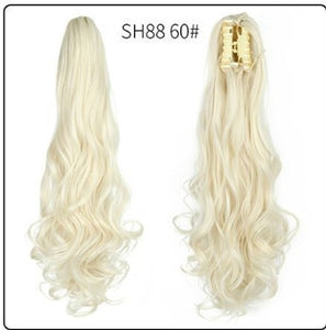 Fluffy Natural Lifelike Claw Clip Ponytail Wholesale