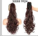 Fluffy Natural Lifelike Claw Clip Ponytail Wholesale