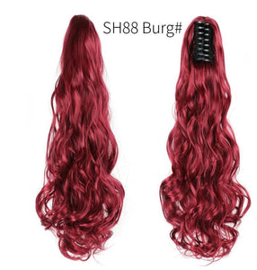 Fluffy Natural Lifelike Claw Clip Ponytail Wholesale