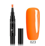 3 In 1 Gel Nail Varnish Pen Glitter One Step Nail Art Gel Polish Hybrid
