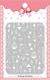 Black Butterfly Nails Stickers Decals White Flower Adhesive Manicure
