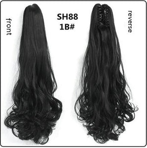 Fluffy Natural Lifelike Claw Clip Ponytail Wholesale